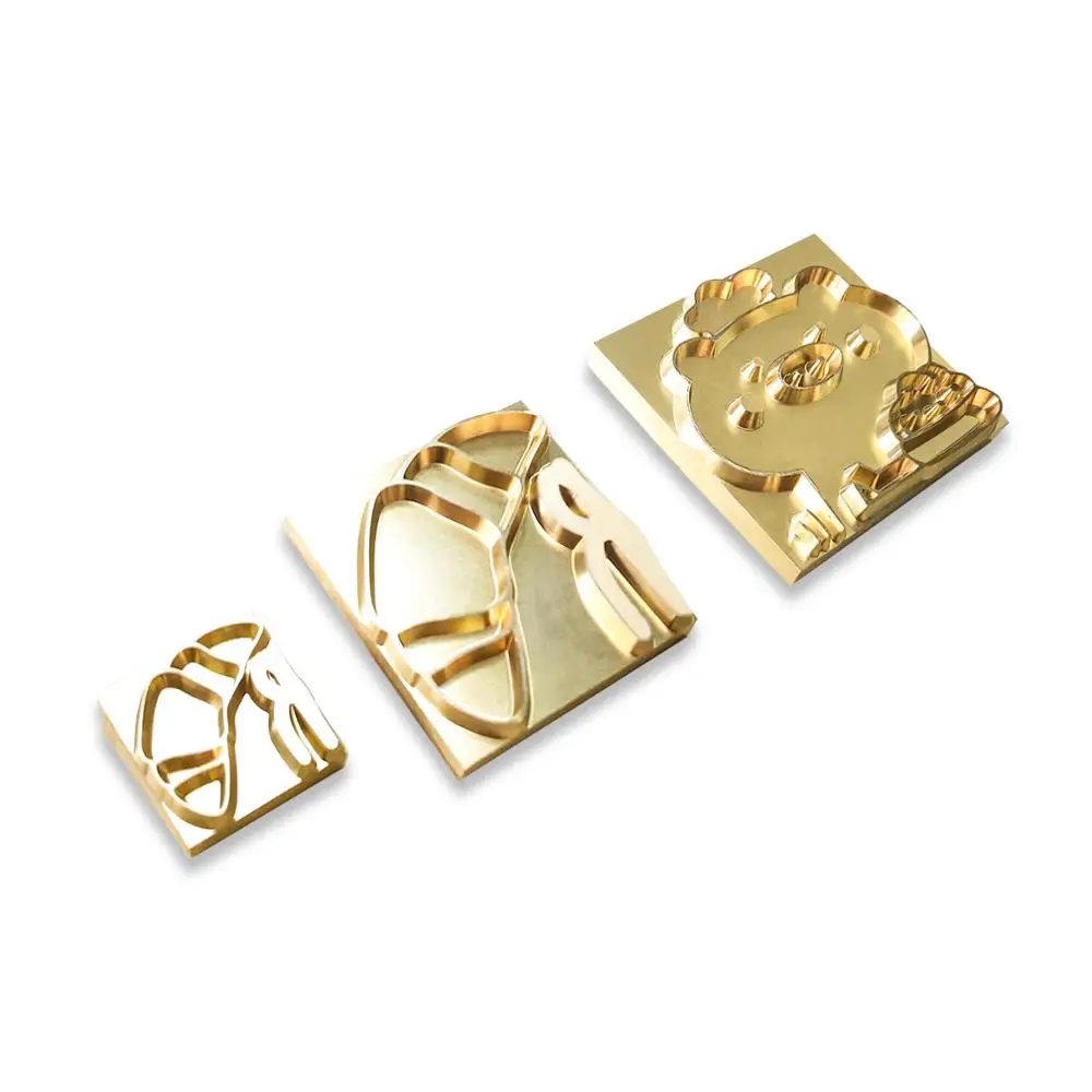 Stamps Copper Brass Stamps DIY Alphabet Metal Baking Iron On Applicable Cartoon Patterns Customi