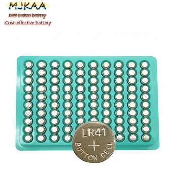

100PCS LR41 AG3 SR41W 392 192 GP192A LR736 Button Watch Battery Cell Cion Batteries for Flashlights,Toys,Watches