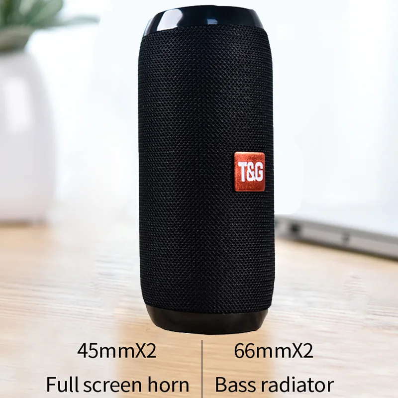 Bluetooth Speaker TG117 Portable Bluetooth Speaker Powerful Wireless Columns HIFI Soundbox for computer PC Smartphone
