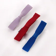 One Yuan Commodity Korean-style Hipster Fabric Handmade Bow Barrettes Duckbill Clip CHILDREN'S Hair Accessories