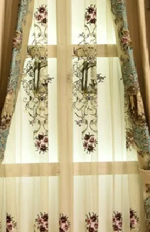 brown tulle Европейские роскошные шторы для окна шторы стили для гостиной элегантные шторы европейские шторы вышитые шторы - Цвет: brown tulle