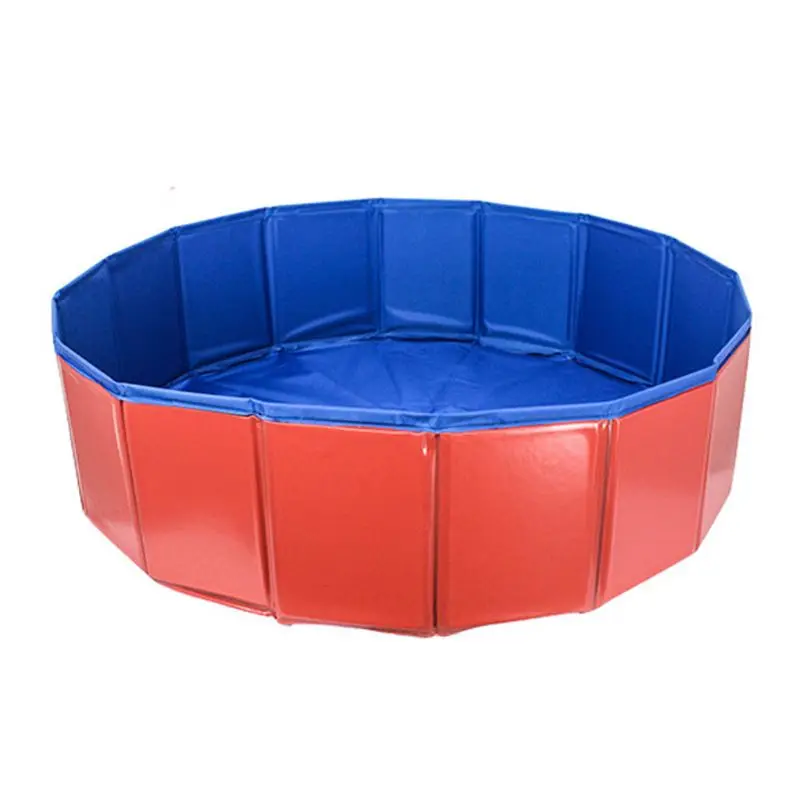 Portable Pet Bath Bathing Tub Dog Bathtub Folding Bucket Pet Swimming