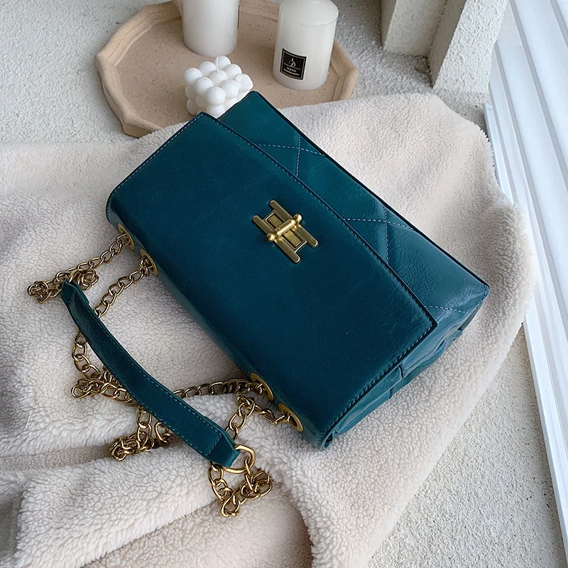 

Women Handbag Female 2019 New Famous Brand Luxury Designer Chain Messenger Shoulder Bag Fashion Small Square crossbody Bag