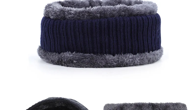 Зимние головные уборы для мужчин и женщин Skullies Beanie шапка зимняя шапка для мужчин и женщин шерстяной шарф вязаная шапка(комплект) Балаклава маска Gorras Bonnet
