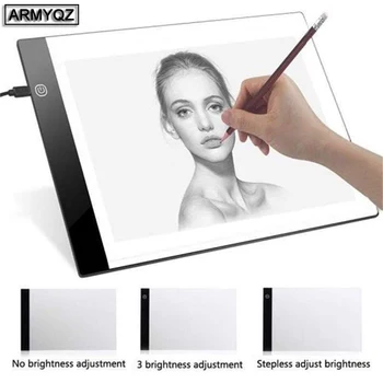 

Diamond Painting A3 A4 LED Light Tablet Pad Accessories Three Level Dimmable Ultrathin for LED Light Pad for Diamond Painting
