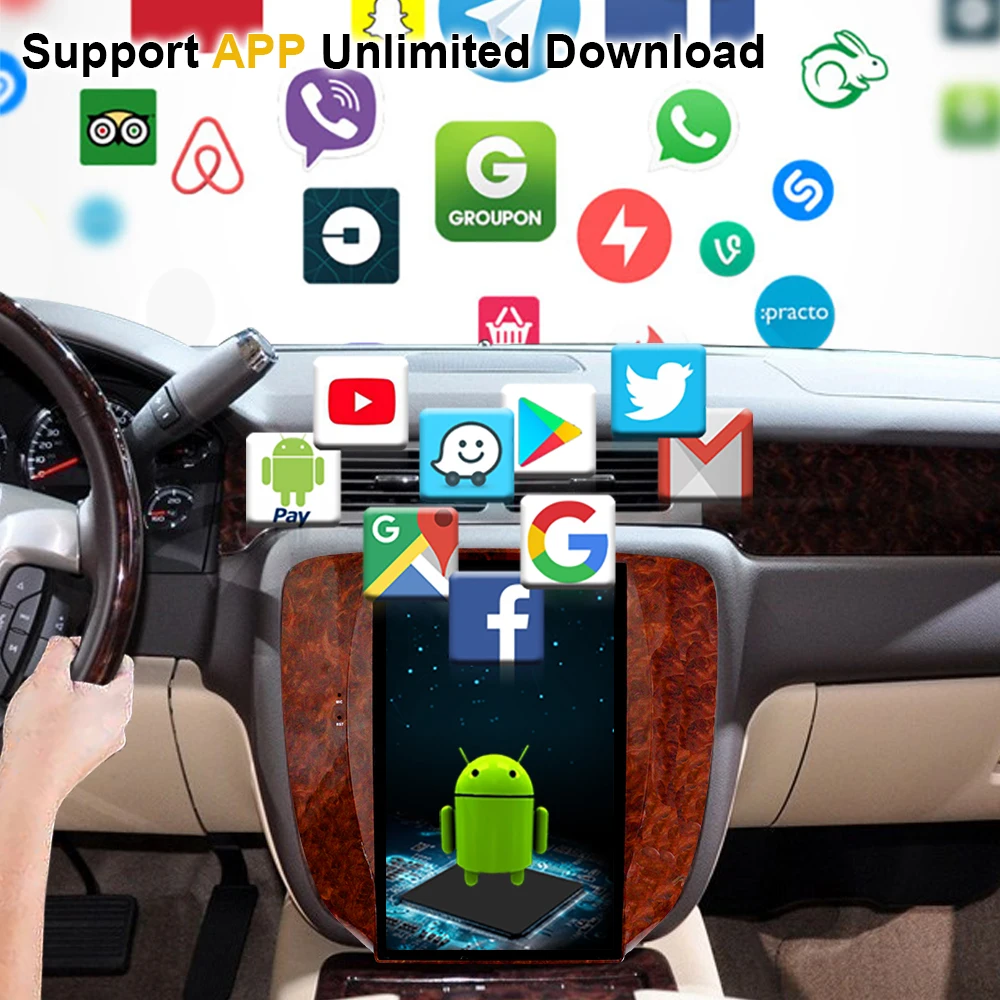 12,1 дюймов ips Автомобильный gps Радио навигатор для GMC Yukon/Chevrolet Tahoe/Silverado/Shavrola 2007-2012 головное устройство Мультимедиа Радио 4G