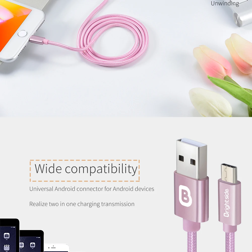 1 м микро USB кабель для быстрой зарядки для Xiaomi Redmi Note 5 Pro Android кабель для передачи данных для мобильного телефона для samsung S7 микро зарядное устройство