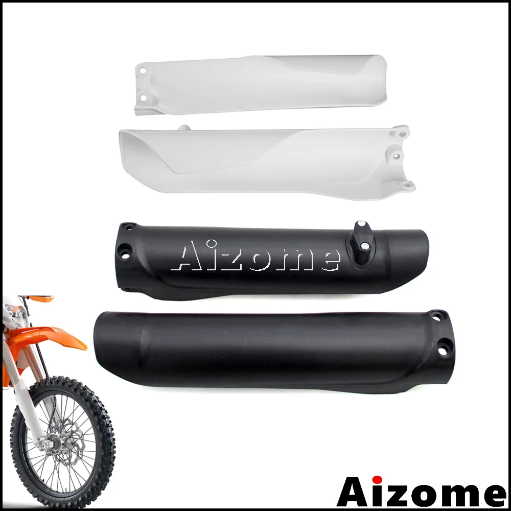 Enduro Plastic Front Fork Protection Covers For SX SXF XCF XCW EXCF TC TE FE 250 350 450 500 Dirt Bike MX Motocross Guards | Автомобили и