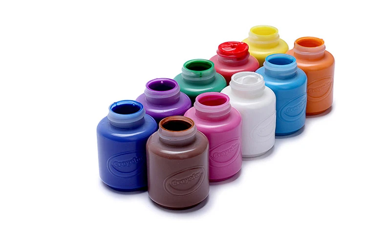 Америка Crayola краски Crayola Детская стирка 10-Цвет пигментные акварельные краски палец красящий пигмент