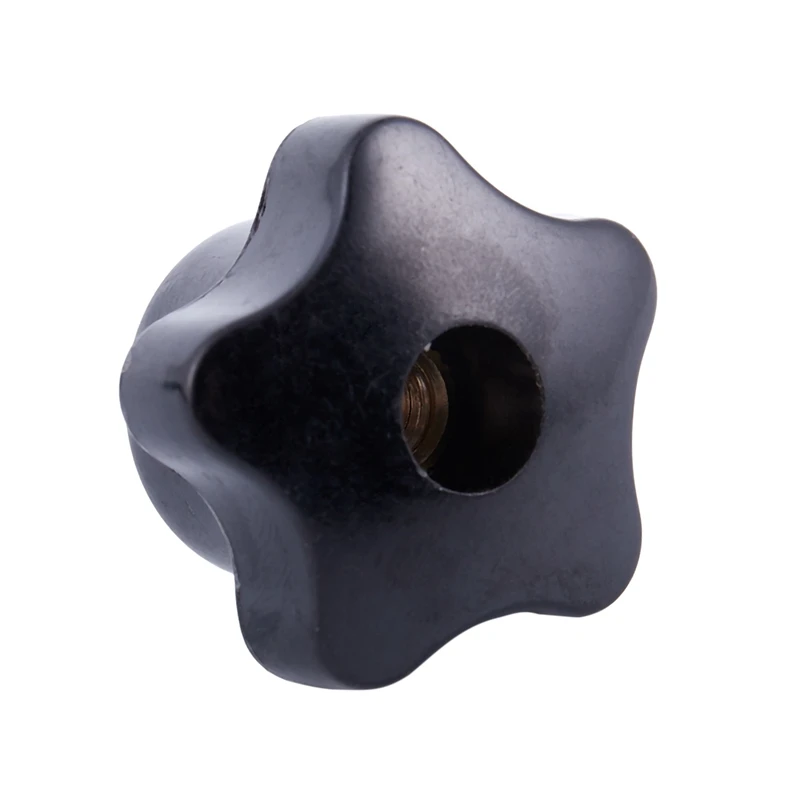 Hlzs-пластиковая ручка со звездами Raendelschraube Jig M6x32mm Женская резьба 10 шт. черный