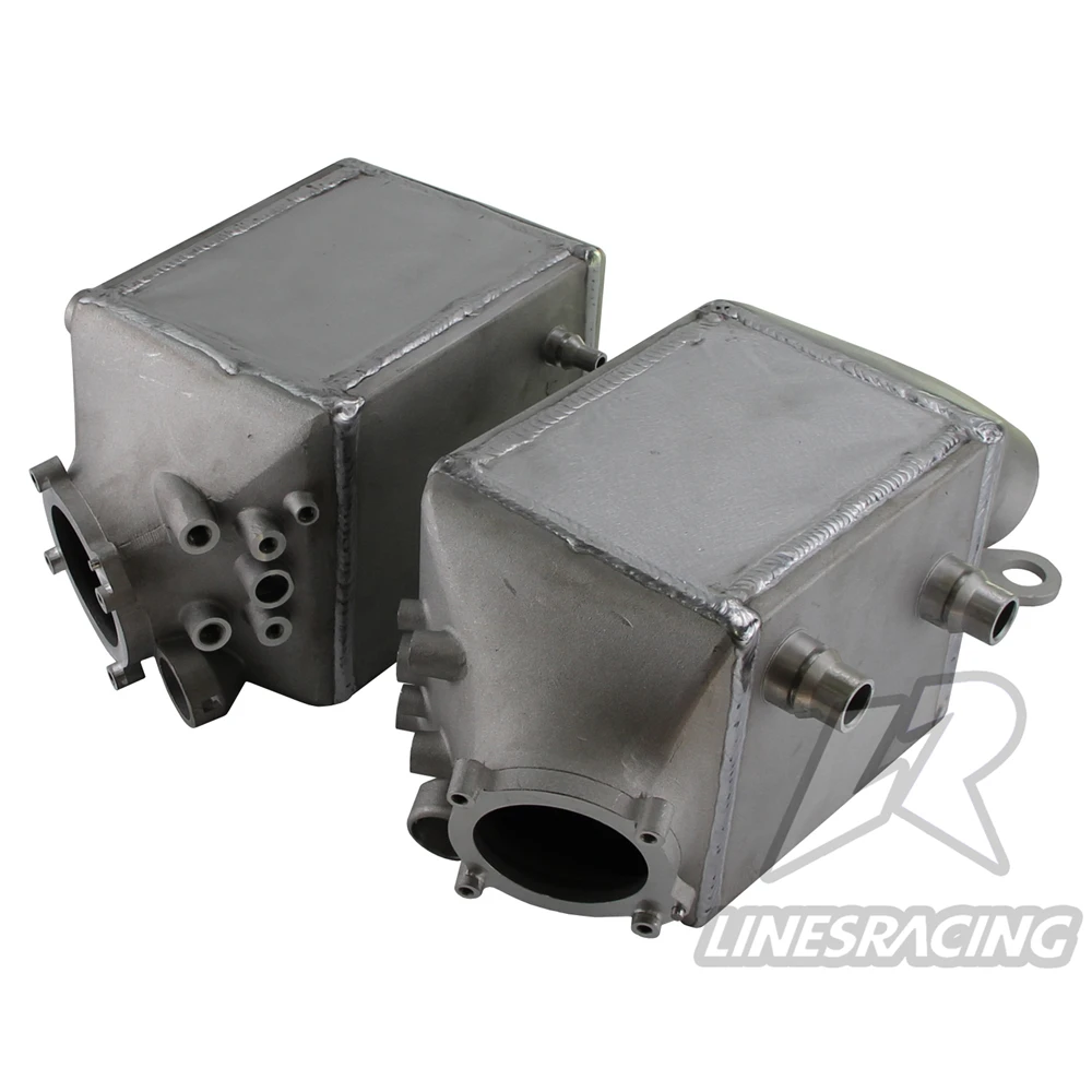 ^*Best Offers Twin Charge-Air-Cooler Set fit for BMW M5 (F10) & M6 (F06/12/13) Black/silver