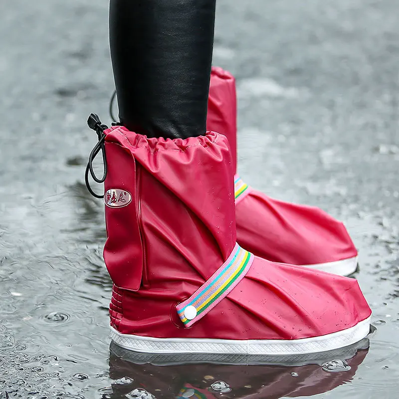 Дождевик для мужчин и женщин непромокаемый чехол для обуви противоскользящая утолщенная обувь подошва непромокаемый плащ Мужской дождевик Женский на открытом воздухе унисекс