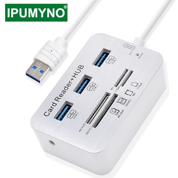 

USB HUB 3.0 Multi Splitter Port Sd Card Reader For Macbook Pro Computer Pc Laptop Accessories Usb 3.1 C Hub With Power Adapter