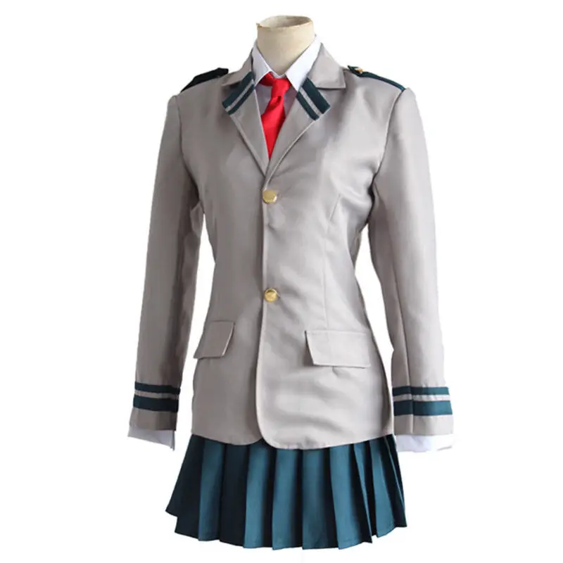 My Boku No Hero academic YAOYOROZU MOMO Ochaco Uraraka Tsuyu/Школьная форма для девочек костюм|Костюмы