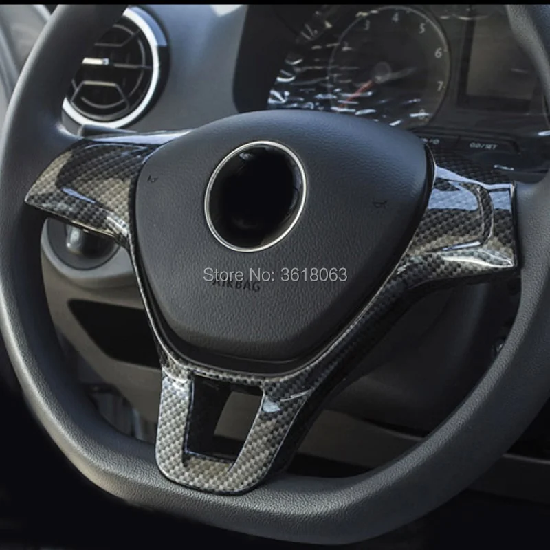 Модифицированный Хром ABS для Volkswagen VW Golf 7 наклейка на руль автомобиля накладка