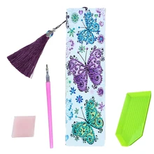 Великолепная алмазная живопись Закладка креативные закладки Сделай Сам набор ремесло канцелярский подарочный набор для друзей детей учительницы бабочки