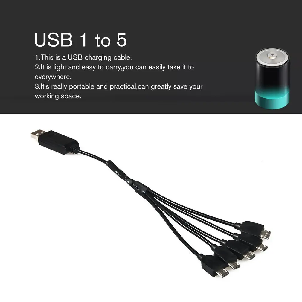 1-5 usb кабель для зарядки 3 7 V 1200mAh Сменный перезаряжаемый аккумулятор Lipo зарядное
