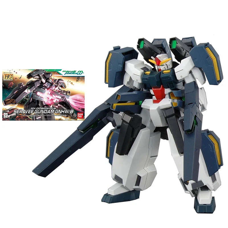Набор моделей Bandai Gundam аниме фигурка HG00 51 1/144 Seravee Gnhwib Подлинная Gunpla игрушки для