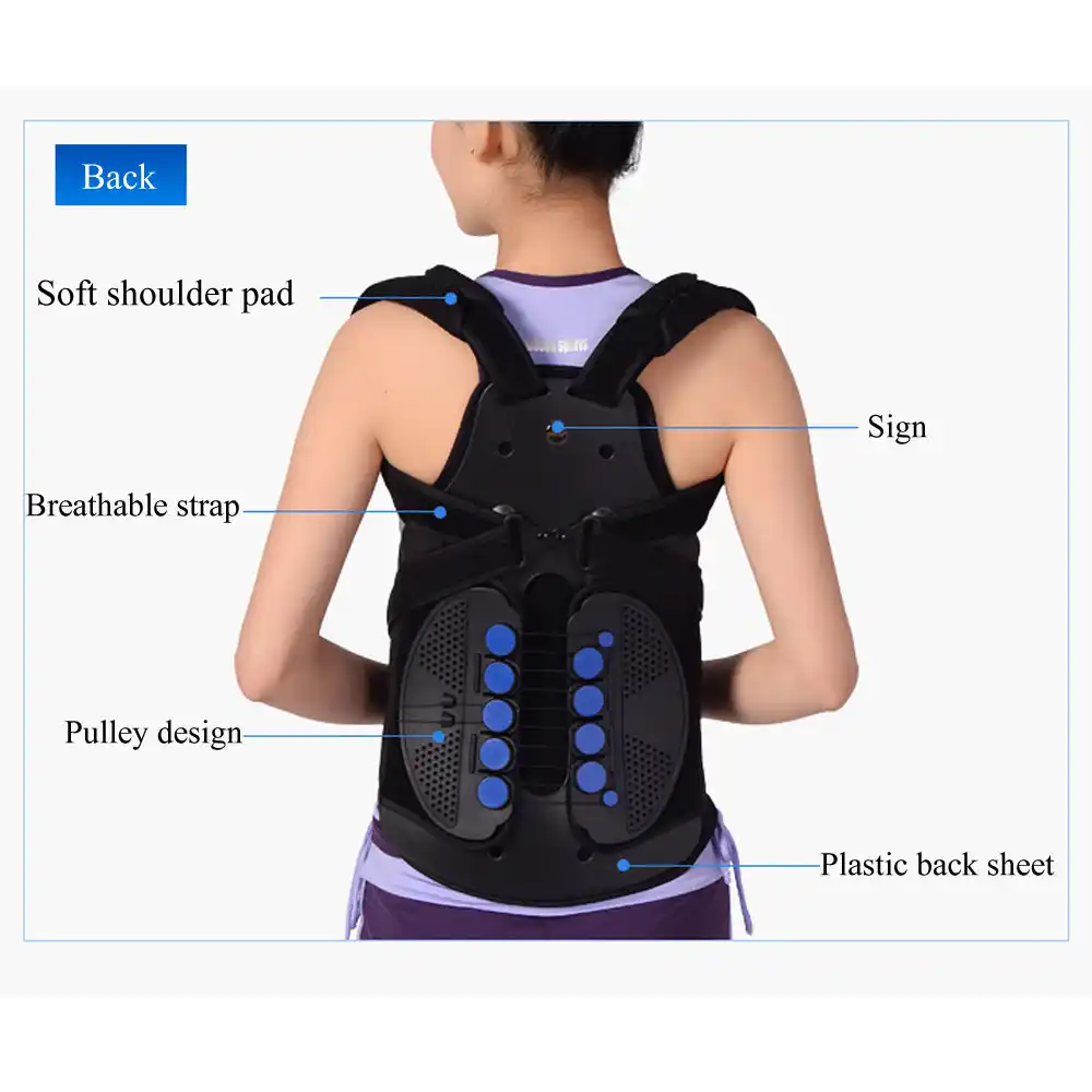 Correction De La Posture A Poulie A Effet Eleve Therapie A Bosse Soutien De La Colonne