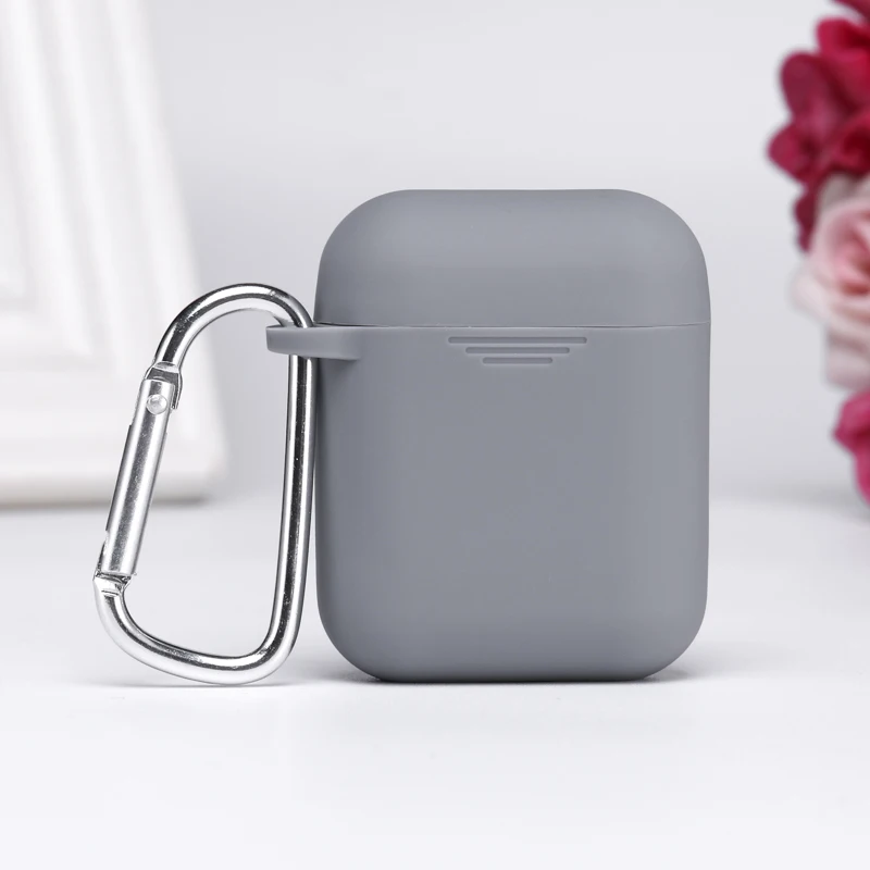Gray Противоударный мягкий силиконовый чехол для TWS i9s i9 i10 i11 i12 i13 i14 i15 беспроводные Bluetooth наушники защитный чехол кожа сумки - Цвет: Gray