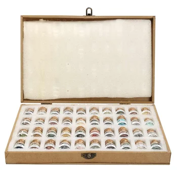 

1Set/40Pcs Natural Crystal Rock stone Gravel Wishing Bottles Rough Minerals Specimen Mini stone Reiki Healing Gift With a Box
