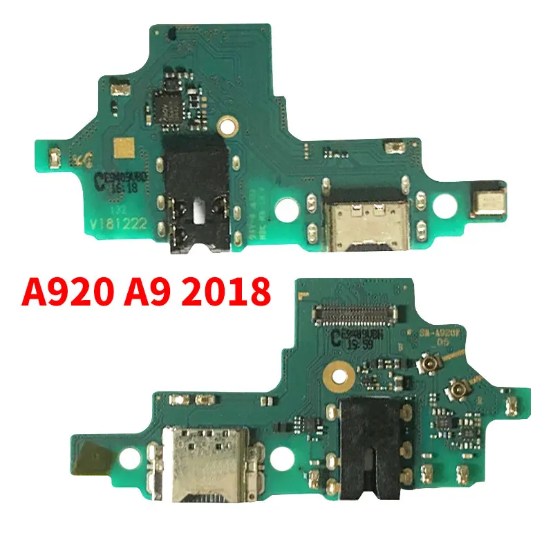 Оригинальная usb-зарядка док-станция гибкий кабель для samsung Galaxy A9 A920 A920F для порта зарядки зап. Части для соединительной платы