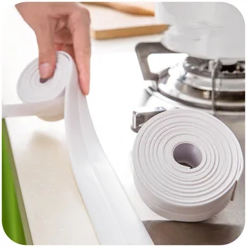 

3.2m*22mm Bathroom Wall Corner Sealing Tape Basin Edge Toilet Mildew Proof Waterproof Self Adhesive Strip Bumper Strip