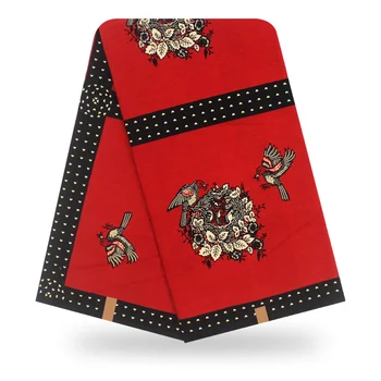 

wholesale! 2019 High Quality African prints fabric veritable print wax Nigerian style 6 yards/pcs 100% cotton!