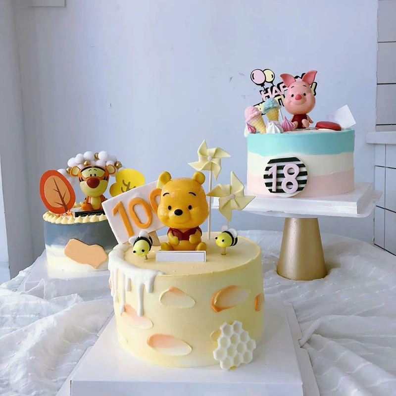 Winnie Pooh Cake Topper Printable  Winnie Pooh Cake Topper Figurines -  Disney Cake - Aliexpress