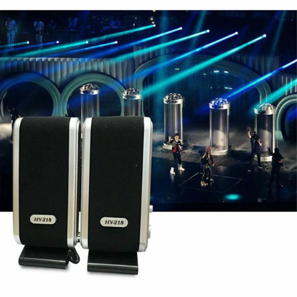 

USB Speakers Wired Computer 2 Pieces PC Horns for Laptop Desktop Phone Audio Speaker Multimedia Loudspeaker
