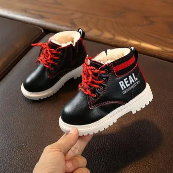 

New Plush Warm Baby Toddler Boots Fashion Child Snow Boots Shoes For Boys Girls Winter Shoes Kids Ankle Boot