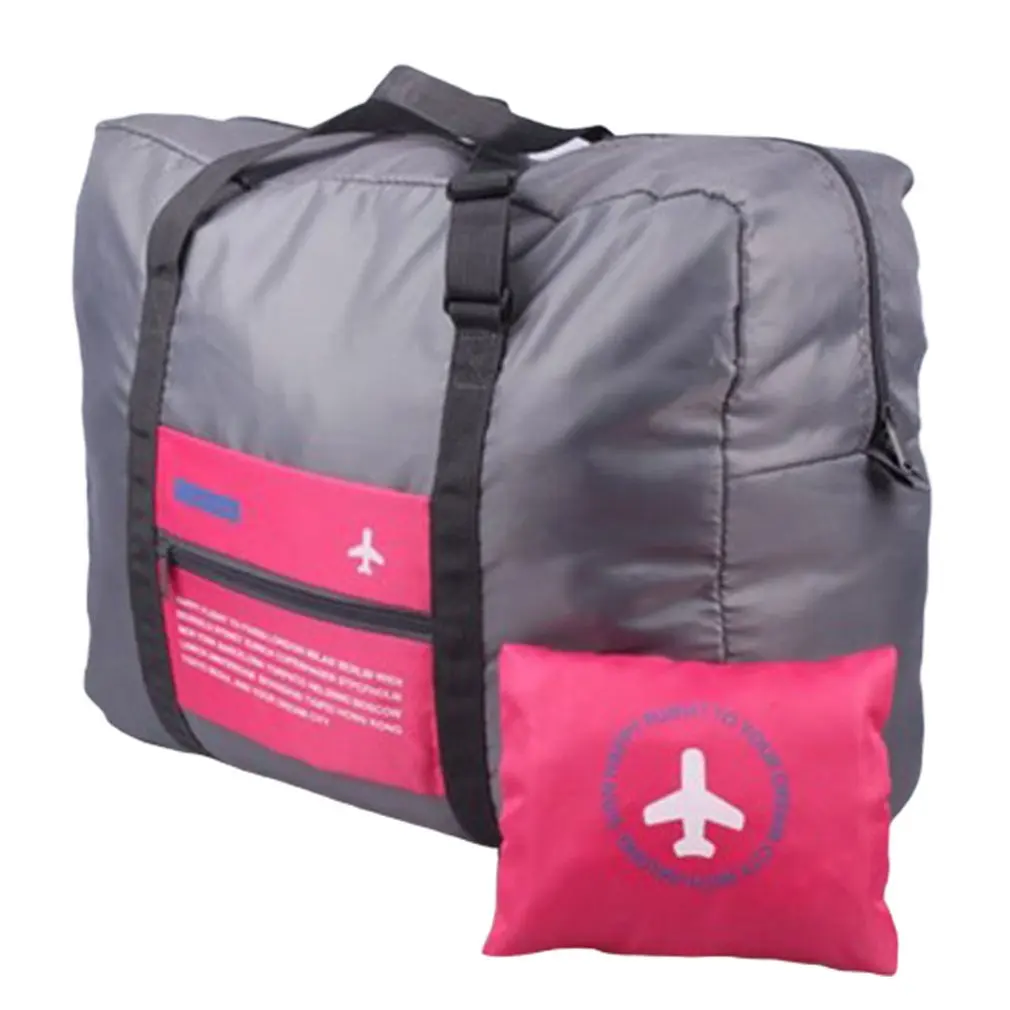 

Folding travel plane storage bag Travel storage large suitcase Clothing organizer Nylon Combed polyester
