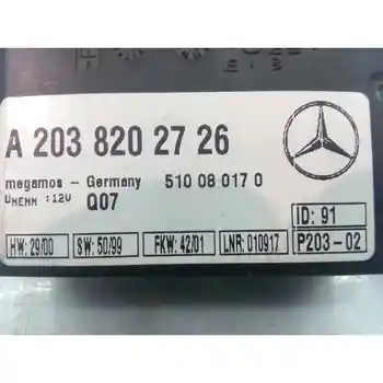 

A2038202726 510080170 Switchboard Mercedes S Class Saloon (bm 220) Mercedes-Benz Bm Serials 220 Saloon 4.0 Cdi 32v