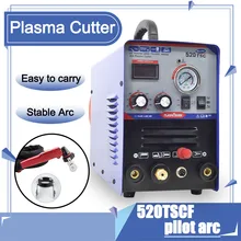 3 In 1 Multifunction Welding Machine Air Inverter Plasma Cutter TIG MMA CUT Pilot Arc Plasma Cutter 520TSCF for Welding
