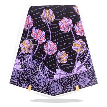 

100%High Quality Dress Sewing Materials For Sewing Veritable Breathable African Wax Printed Cotton Fabric By The Yards RV07-88