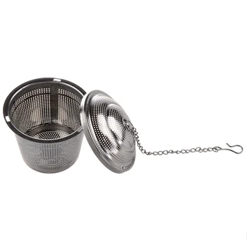 

New Practical Tea Ball Strainer Mesh Infuser Filter Stainless Steel New