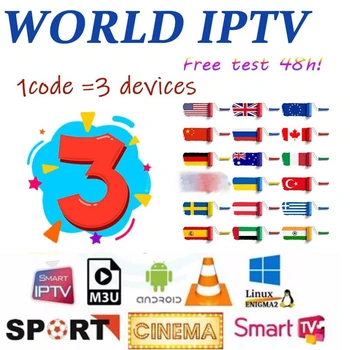 

Europe IPTV HD IP TV Subscription 8000 VOD Android tv box European Turkish UK German Spain Czech Support Android M3U