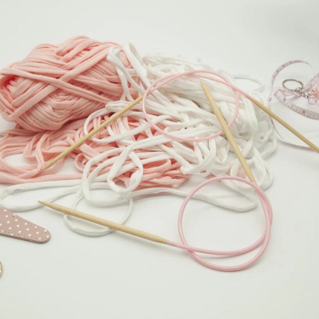 New Bamboo Circular Knitting Needle Sewing Yarn Various Sizes Tapestry Needles