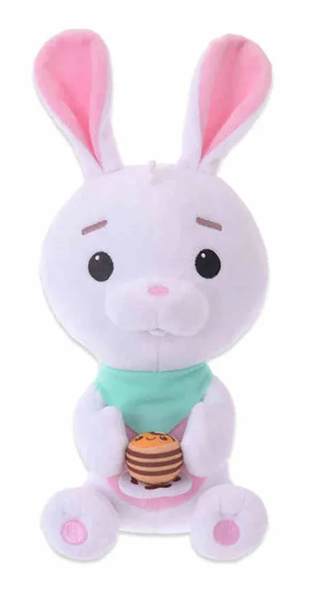 Новые лужи кошки веселый плюшевый кролик дети мягкие животные игрушки для детей рождественские подарки 25 см - Цвет: Черный
