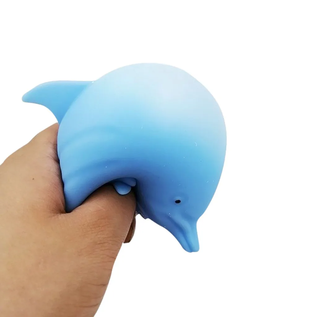 Новинка декомпрессия Дельфин снимает стресс вентиляционное отверстие игрушка для розыгрышей сжимаемые игрушки мягкая резиновая ванная комната W1121