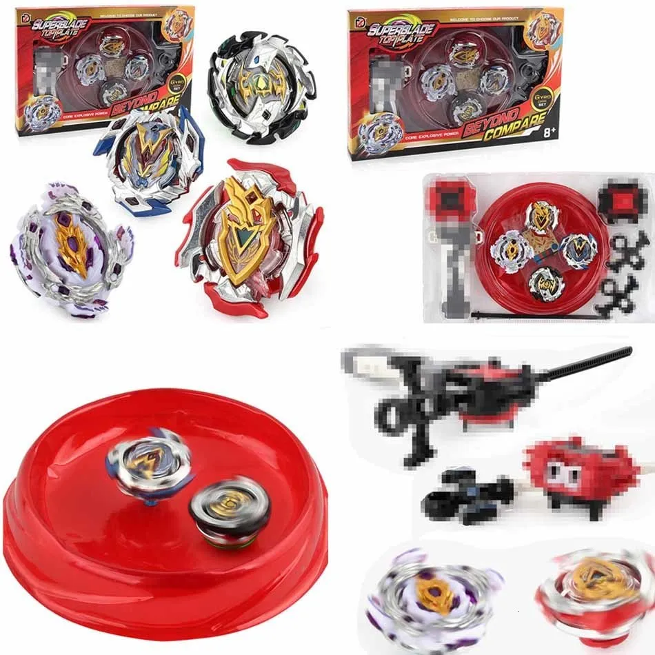 Оригинальная коробка Beyblade Burst для продажи Металл Fusion 4D с пусковым устройством и Bayblade Арена стадион спиннинг Топ Набор Детские игры игрушки