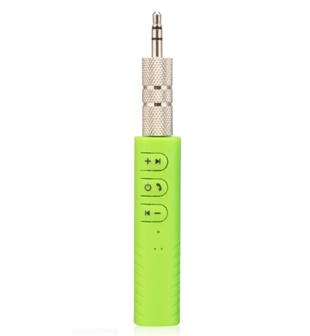 yellow Мини-гарнитура USB музыкальный аудио приемник 3,5 мм разъем Bluetooth автомобильный комплект адаптер авто AUX Bluetooth для динамика наушников автомобиля AUX - Название цвета: yellow