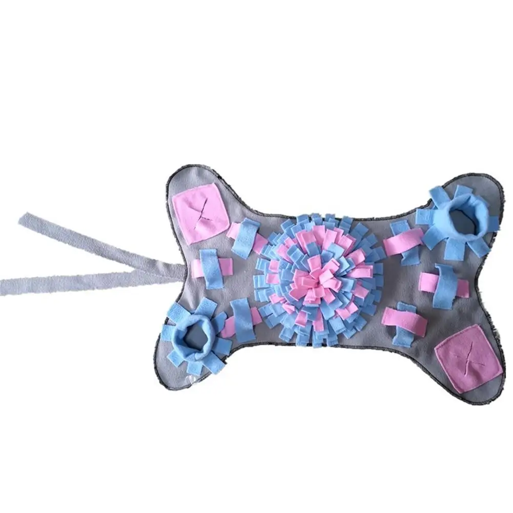 Коврик для кормления собак, коврик для домашних животных, коврик для обучения, одеяло для кошек, медленное питание, одеяло паззл, кость