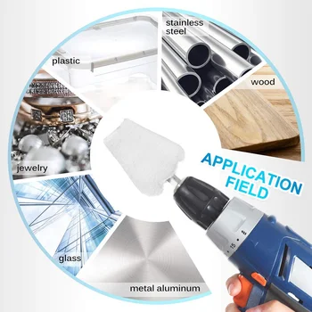 

7Pcs Polishing Wheel Polishing Disc for Drill Polishing Attachment Rim Polishing Attachment Drill Polishing Buffing Pad