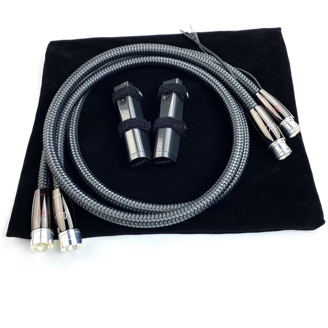 $198 Audiophile WEL Signature XLR Cable 72V DBS Solid PSS Silver HiFi Audio Line