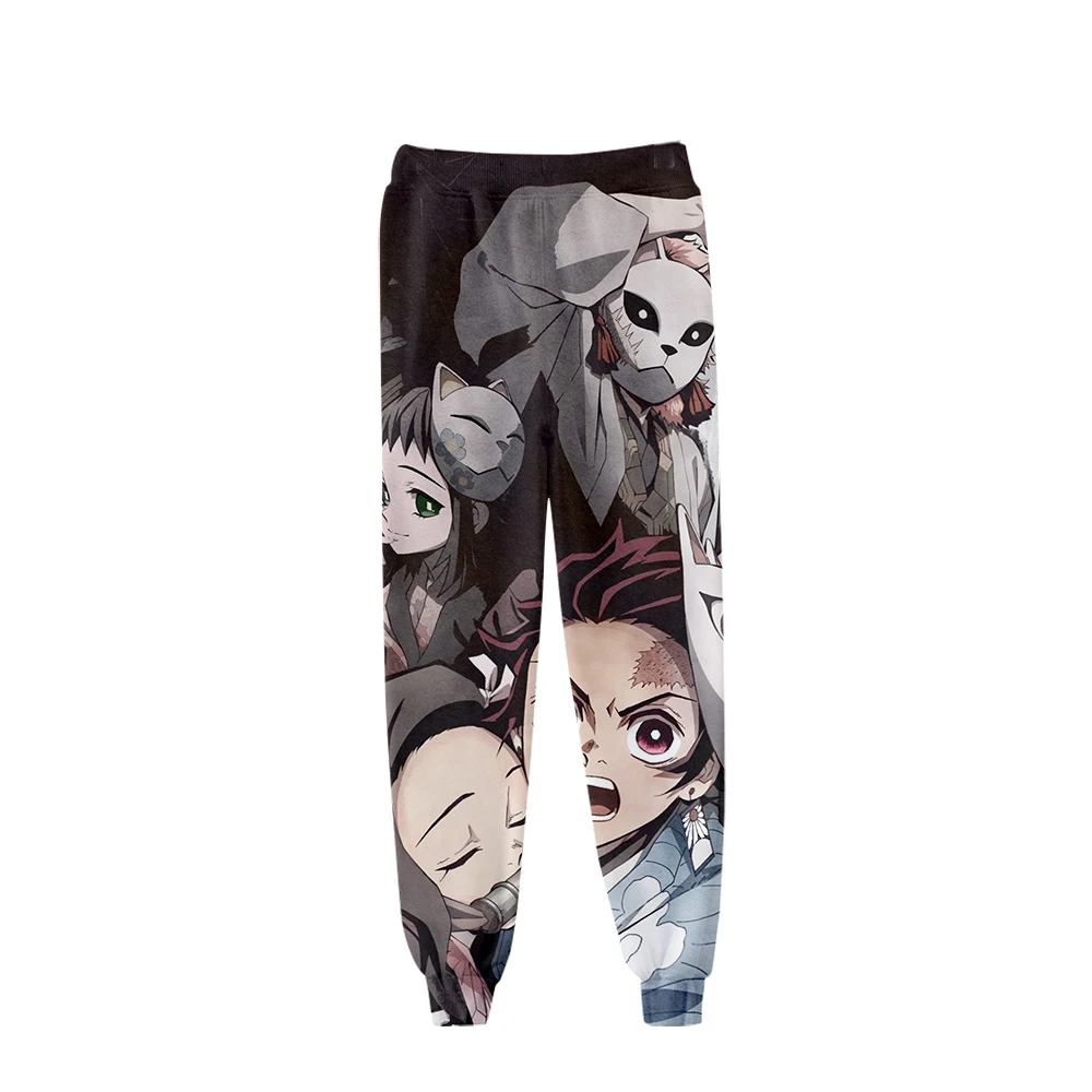 Demon Slayer: Kimetsu No Yaiba мультфильм аниме 3D брюки трусы с мультяшкой мужские свитшоты Япония Jogger Harajuku уличная