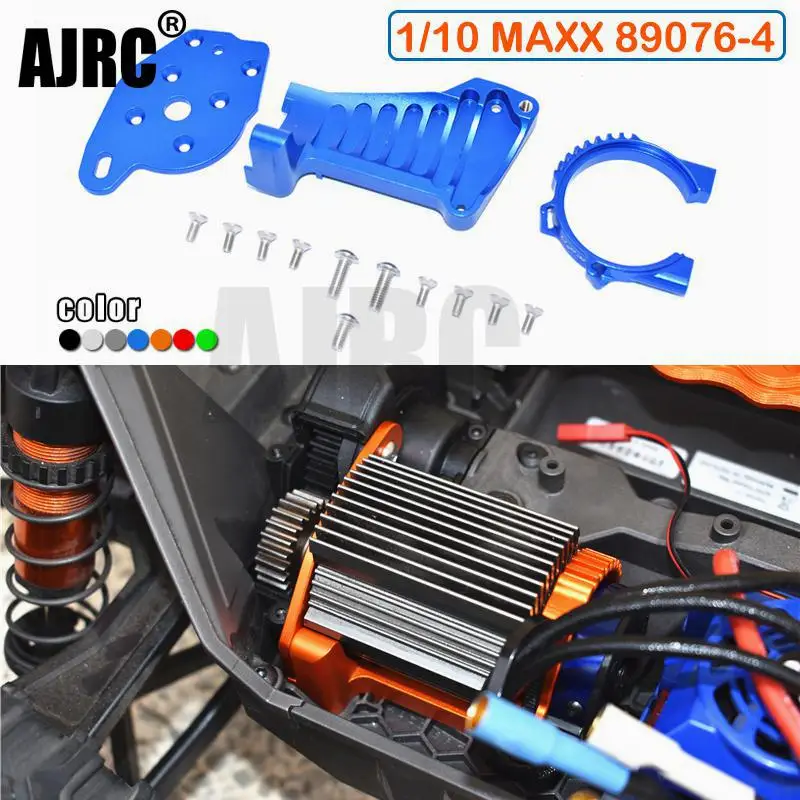 TRAXXAS 1/10 MAXX MONSTER TRUCK 89076 4 Алюминиевый сплав охлаждающий двигатель крепежный