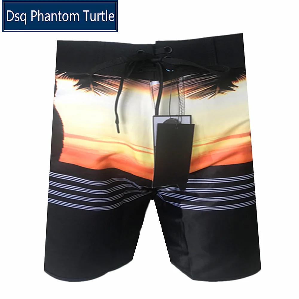 Лидер продаж бренд Dsq Phantom черепаха пляжные обшитые мужские шорты эластичные Купальники из спандекса сексуальный для Гея взрослых Boardshort плюс Размеры S-XXL - Цвет: S