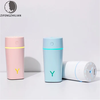 

USB Time 230ml Air Humidifier Ultrasonic Aroma Diffuser For Home Essential Oil Aromatherapy Diffusers with Watch Time LED Light