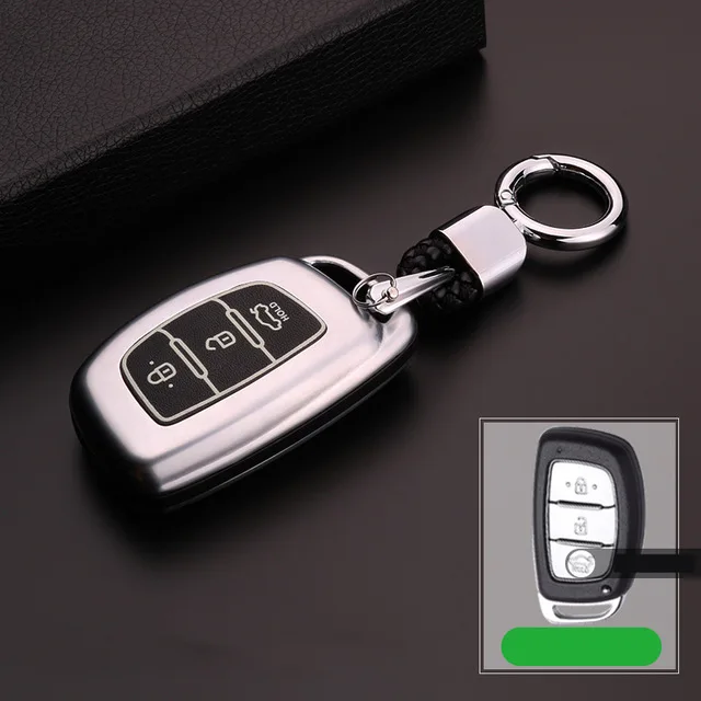 Car Key Case For Hyundai Tucson I10 IX25 IX35 I20 I30 I40 hb20 Santa Fe Creta Solaris Verna Mistra Elantra Car Accessories Auto